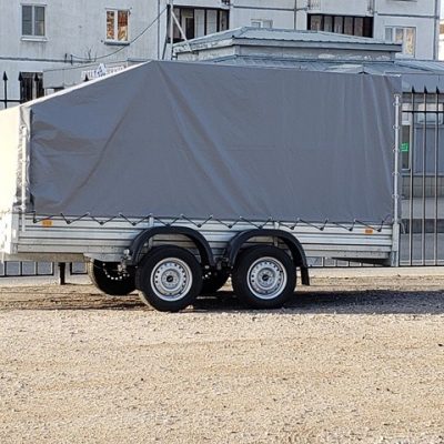 Тент на прицеп ССТ-7132-10 2-х осный, тент со скосом (аэро)
